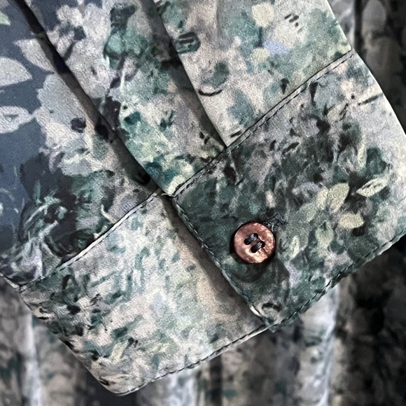 Soft Surroundings Top Women L Floral Pullover Tunic Boho Western Retro Classic - Picture 4 of 14